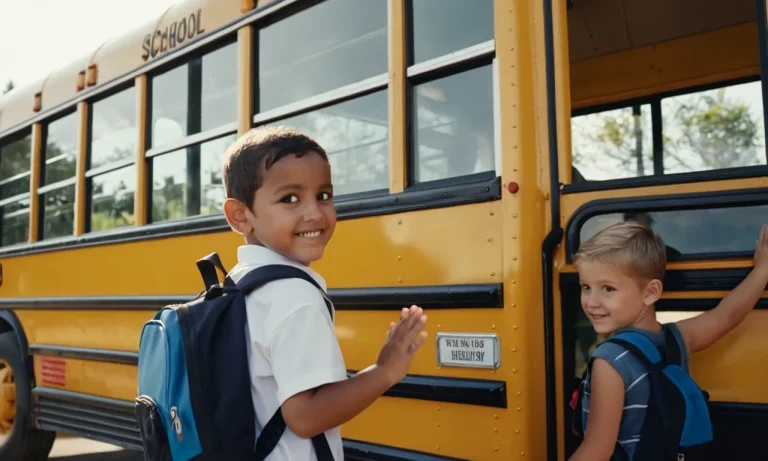 Can A 4 Year Old Ride A School Bus? A Comprehensive Guide
