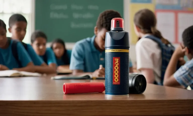 Can You Bring Pepper Spray To School? A Comprehensive Guide