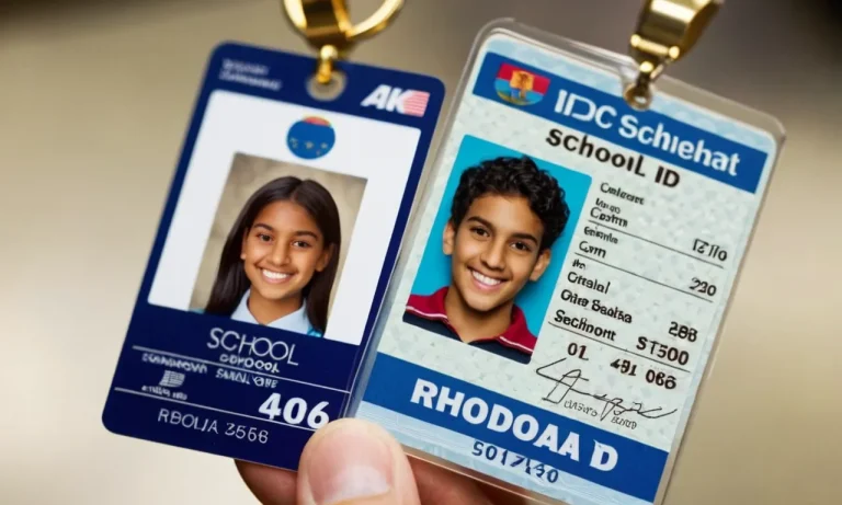 Does A School Id Count As A State Id?