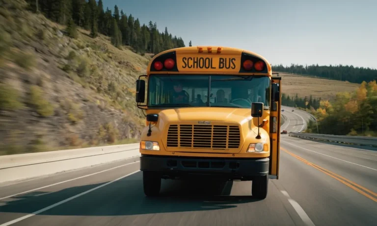How Fast Can A School Bus Go? A Comprehensive Guide