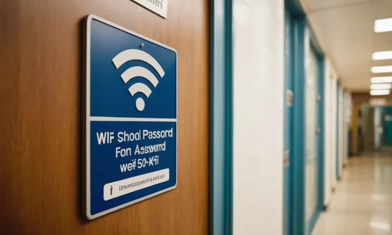 How To Find School Wifi Password: A Comprehensive Guide