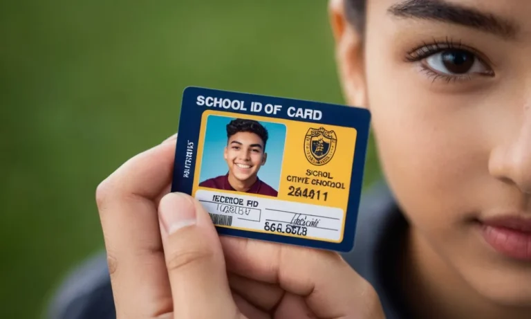 Is A School Id A Valid Id? A Comprehensive Guide