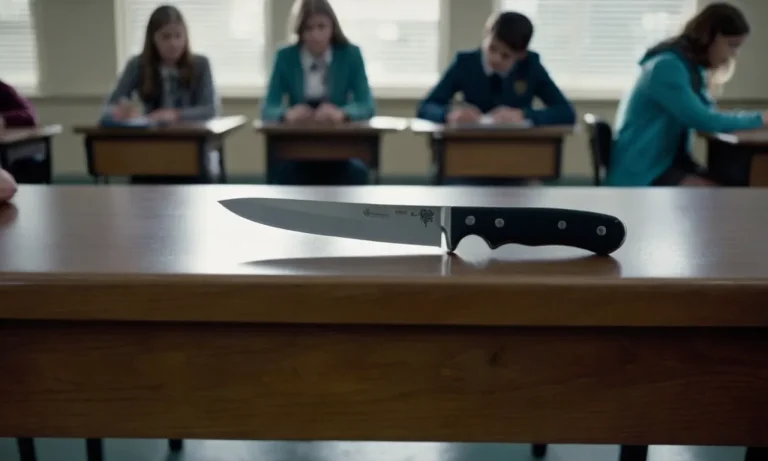 What Happens If You Bring A Knife To School?
