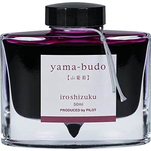 Pilot Iroshizuku Yama-Budo fountain pen ink bottle