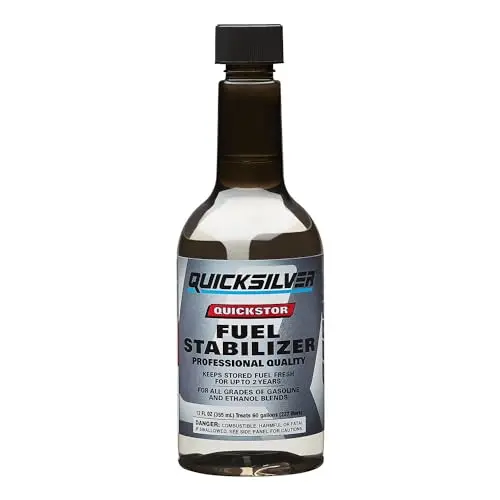 Quicksilver Quickstor Fuel Stabilizer 12oz bottle
