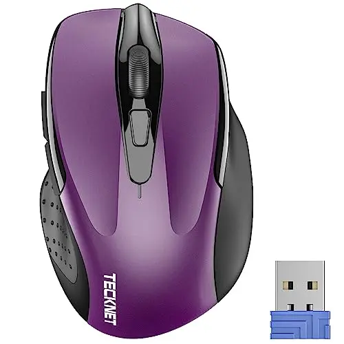 TECKNET ergonomic wireless mouse with adjustable DPI