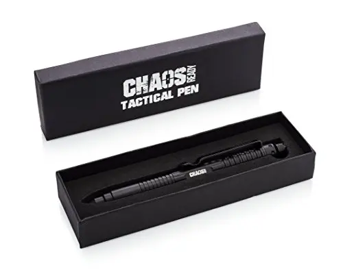 Chaos Ready Tactical Pen with flashlight and DNA catcher