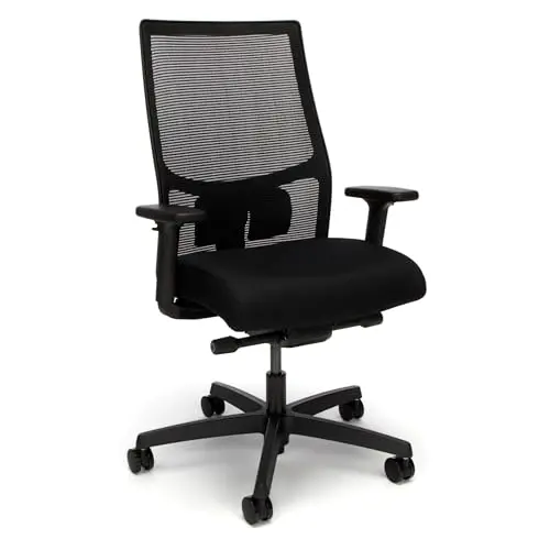 HON Ignition 2.0 mid back task chair with synchro-tilt control and adjustable arms