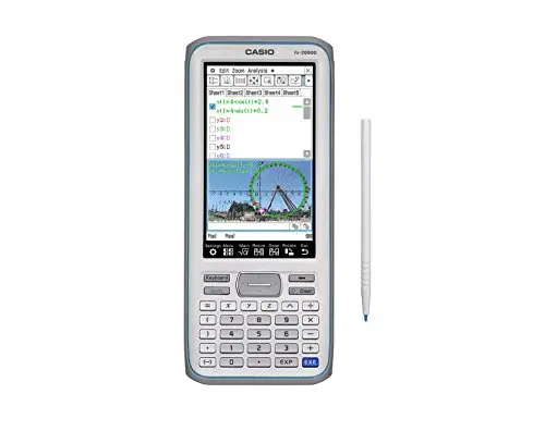 Casio fx-CG500 graphing calculator with touchscreen display