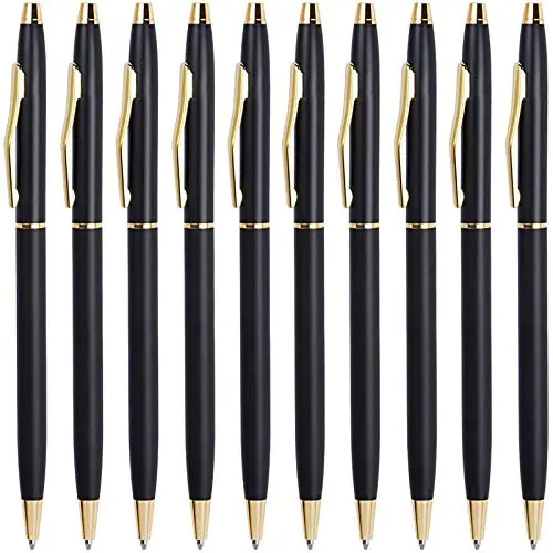 Cambond Black Ballpoint Pens in a 10-pack set