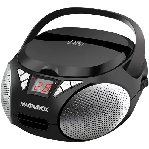 Magnavox portable CD boombox with AM/FM radio