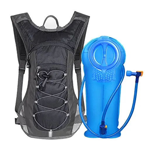 Unigear hydration backpack with 2L water bladder and adjustable straps