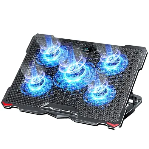 AICHESON laptop cooling pad with five fans and speed control