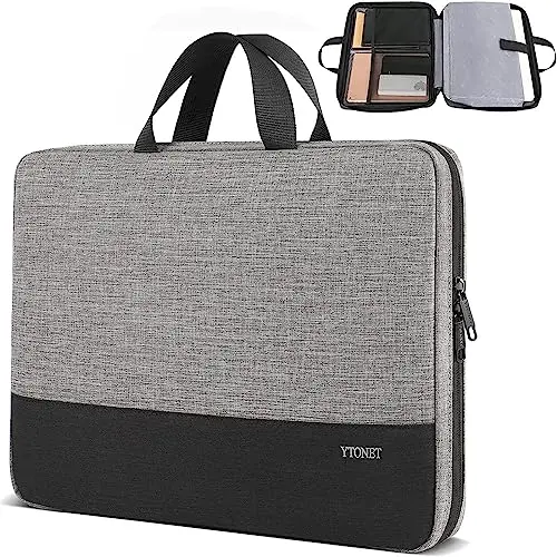 Ytonet 15.6-inch TSA-friendly laptop case with multiple pockets