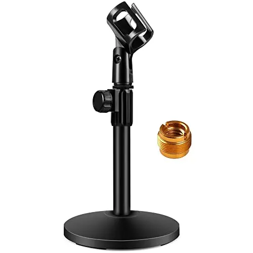 InnoGear basic desktop microphone stand with round base