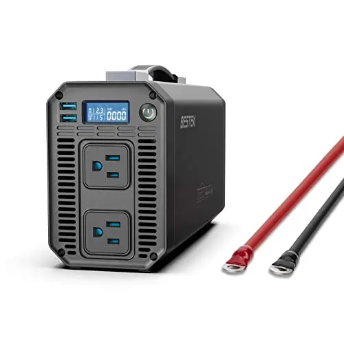 BESTEK 1200W large capacity power inverter with handle