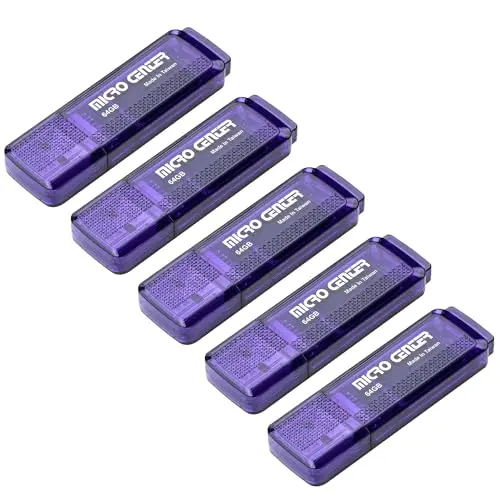 INLAND 5-pack of USB flash drives