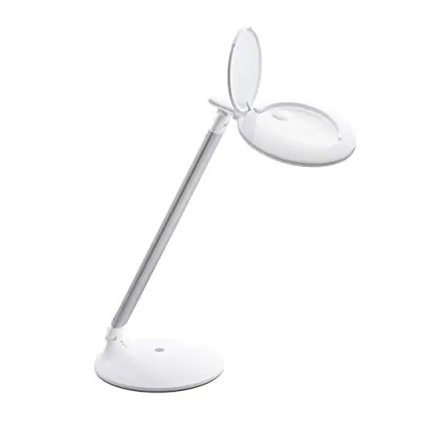 Daylight Halo Go magnifier lamp with rechargeable battery