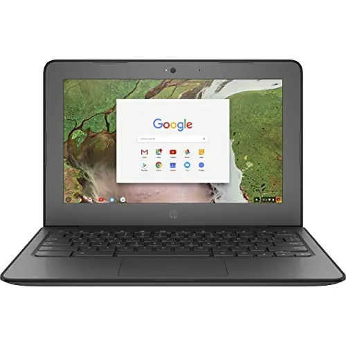 HP Chromebook 11 inch renewed laptop in black
