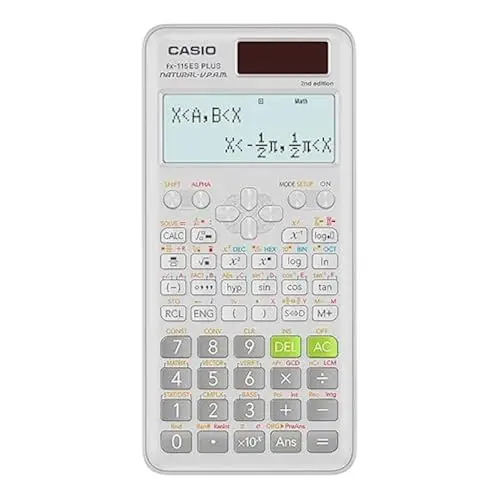 Casio fx-115ES Plus scientific calculator with natural textbook display