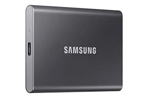 Samsung T7 portable solid state drive for fast video transfers