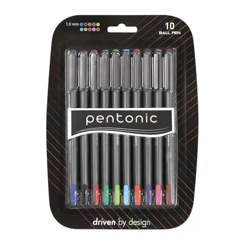 linc Pentonic assorted color ballpoint pens with matte finish