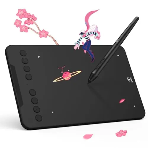 XPPen Deco Mini7 V2 compact drawing tablet perfect for travel
