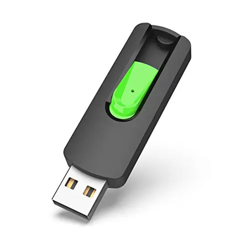 Aiibe 128GB USB flash drive with retractable design