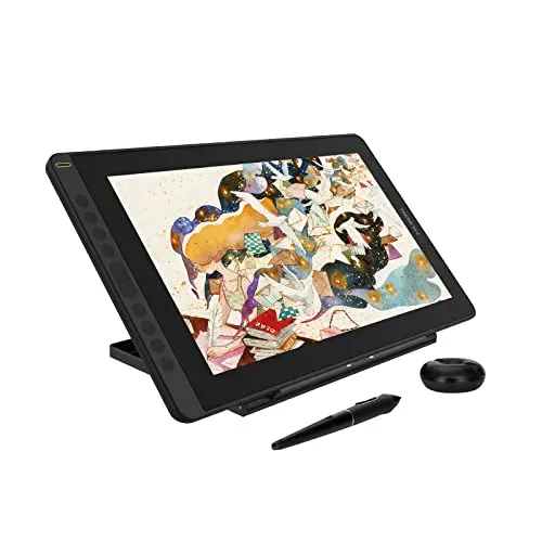 HUION KAMVAS 16 drawing tablet with adjustable stand