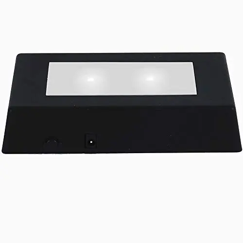 EUSTUMA rectangular LED light base with multiple color options