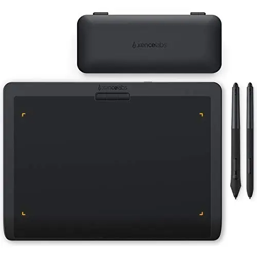 XENCELABS wireless drawing tablet with two pens