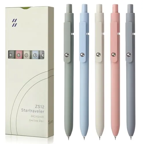 FIOVER morandi color gel pens with fine point tips
