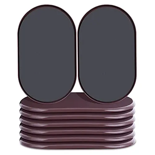Ezprotekt large oval furniture sliders for heavy items on carpet