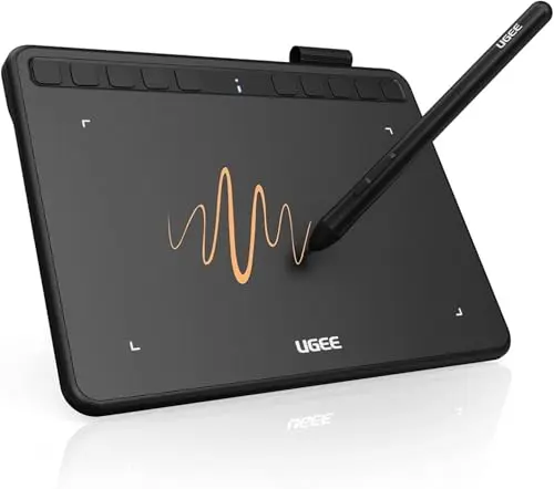 UGEE S640 small graphics drawing tablet with stylus