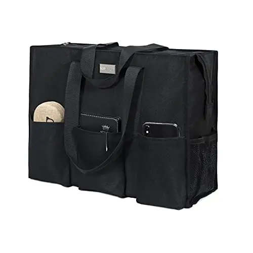 TOPDesign utility tote bag with multiple organization pockets