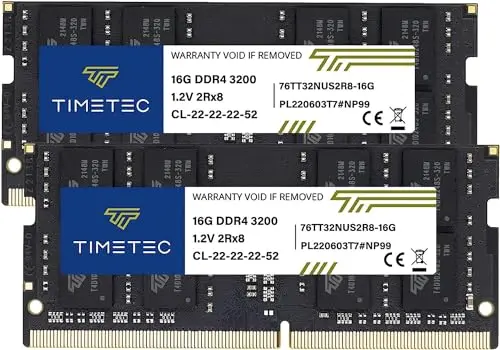 Timetec 32GB DDR4 3200MHz laptop RAM kit