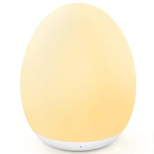 MediAcous egg-shaped nursery night light with color changing