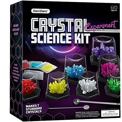 Dan&Darci Crystal Growing Kit with 7 colorful crystals