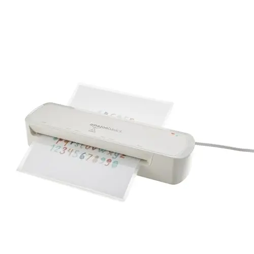Amazon Basics compact thermal laminator for home use