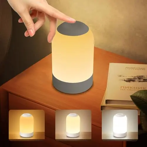 G Keni bedside night light with three color options
