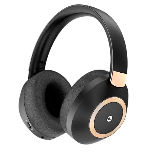 EAORUL active noise cancelling over ear headphones in black