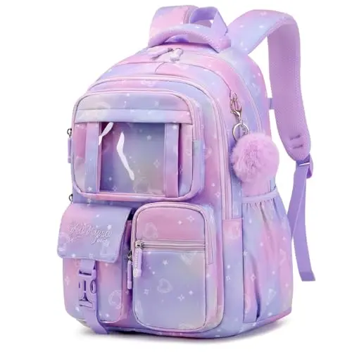 PIG PIG GIRL girls backpack with cute design and multiple storage pockets