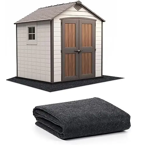 Ahpuhtan waterproof felt and PE storage shed floor mat