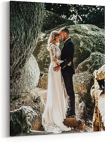 Personalized custom canvas print with crisp, clear image and matte finish