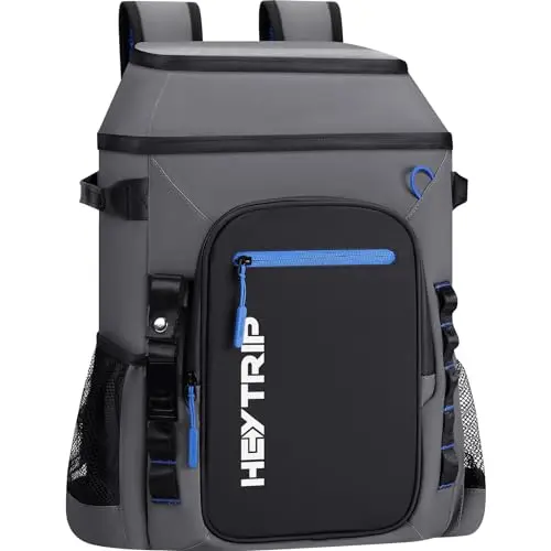 HEYTRIP large capacity cooler backpack with multiple compartments