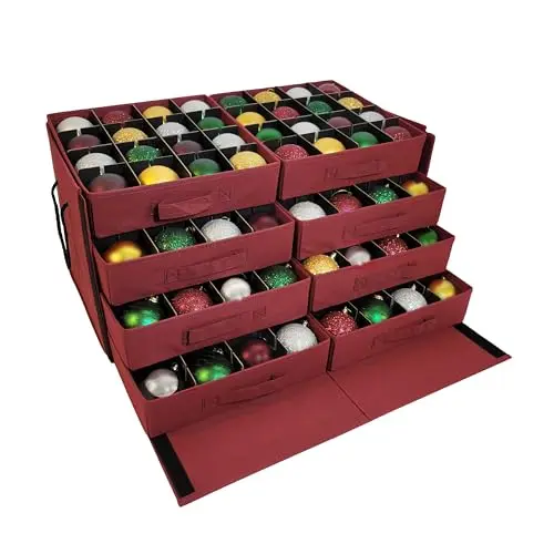 612 Vermont ornament storage box with adjustable acid-free dividers