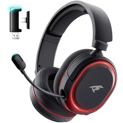 Valorise wireless gaming headset with RGB lighting