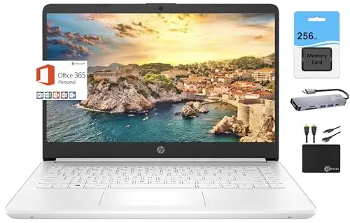 HP Newest 14-inch laptop with accessory bundle