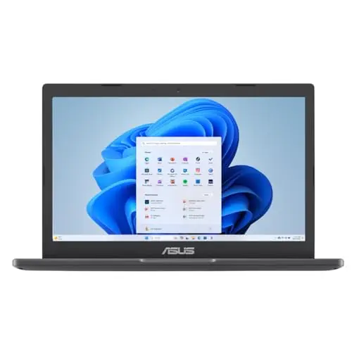 ASUS Vivobook Go black lightweight laptop with 11.6-inch display