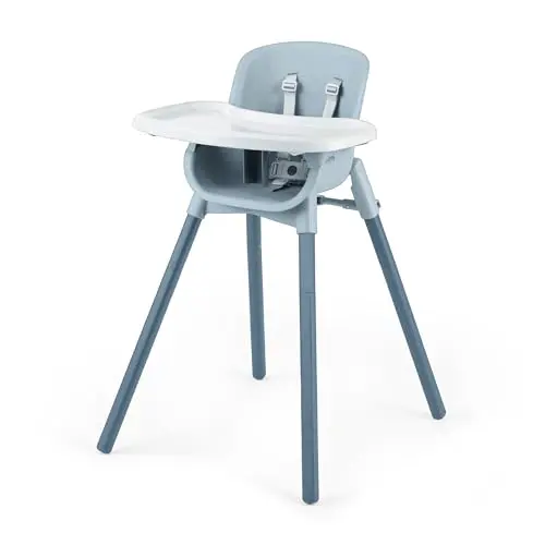 Chicco Zest 4-in-1 folding high chair in capri blue